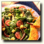 Warm Italian Beef and Spinach Salad