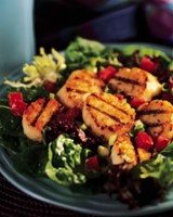 Grilled Cumin-Scallop Salad BBQ Recipe